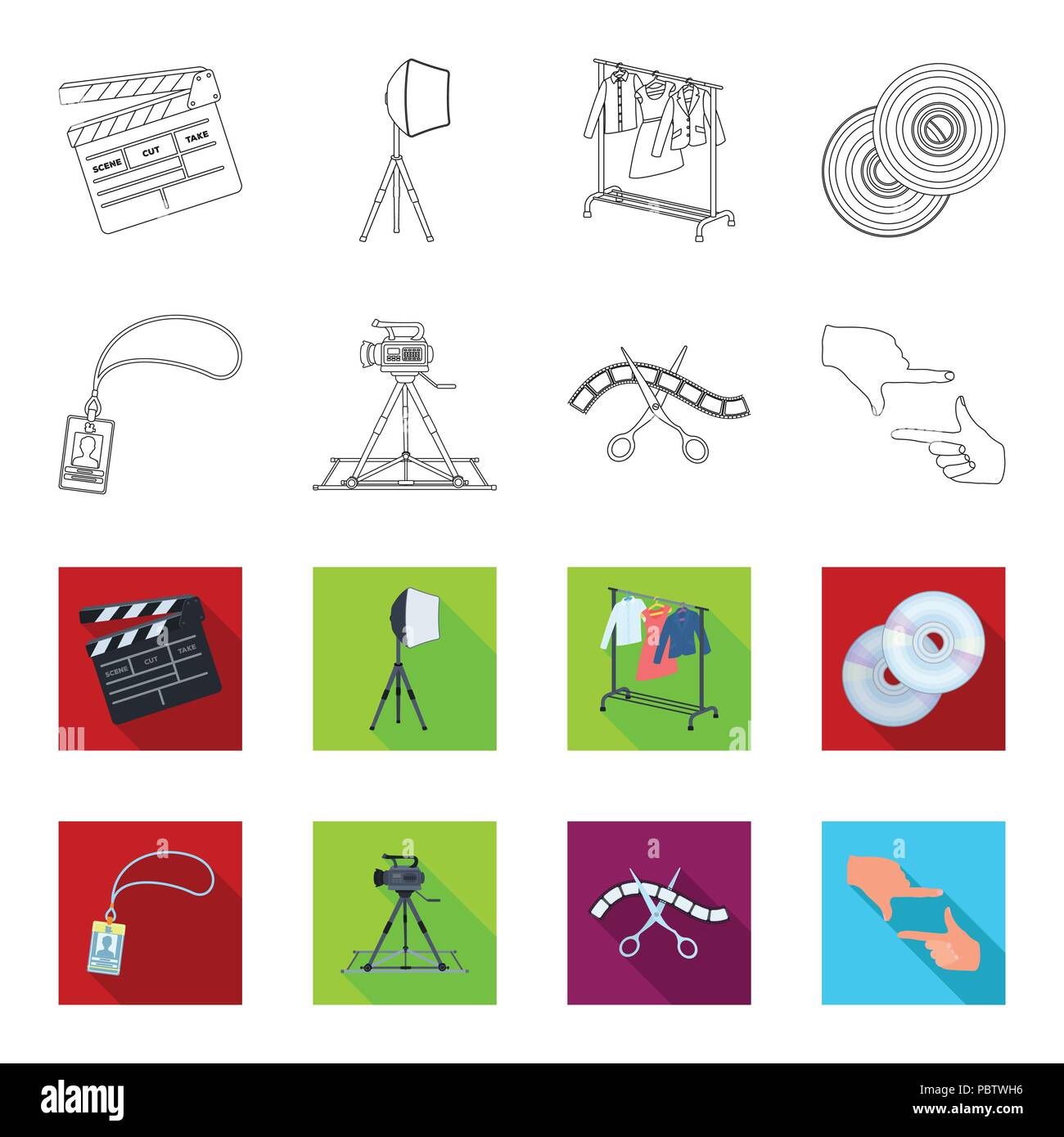 Badge, operator gesture and other accessories for the movie. Making ...