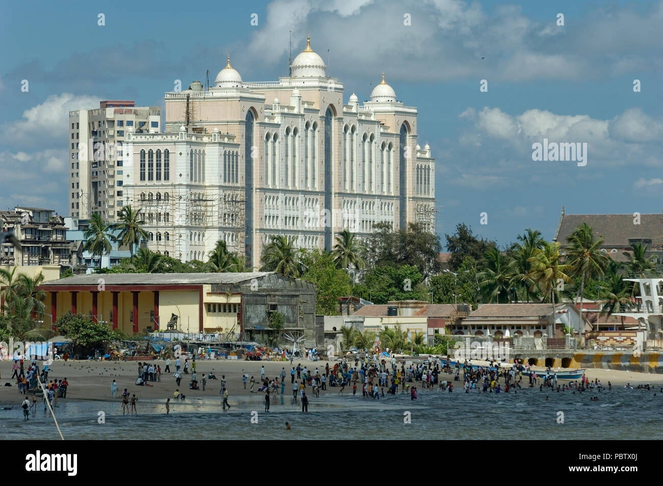 Clear view of Nariman Point, Marine Drive the "Queen's necklace" from