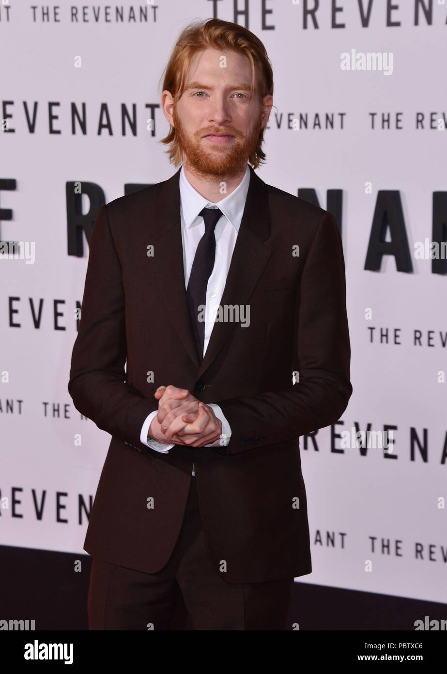 Domhnall gleeson 019 red carpet event hi-res stock photography and