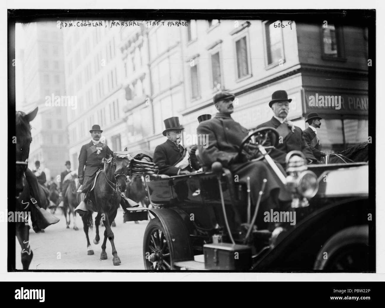 Adm. Coghlan, Marshal, Taft Parade (New York) Stock Photo