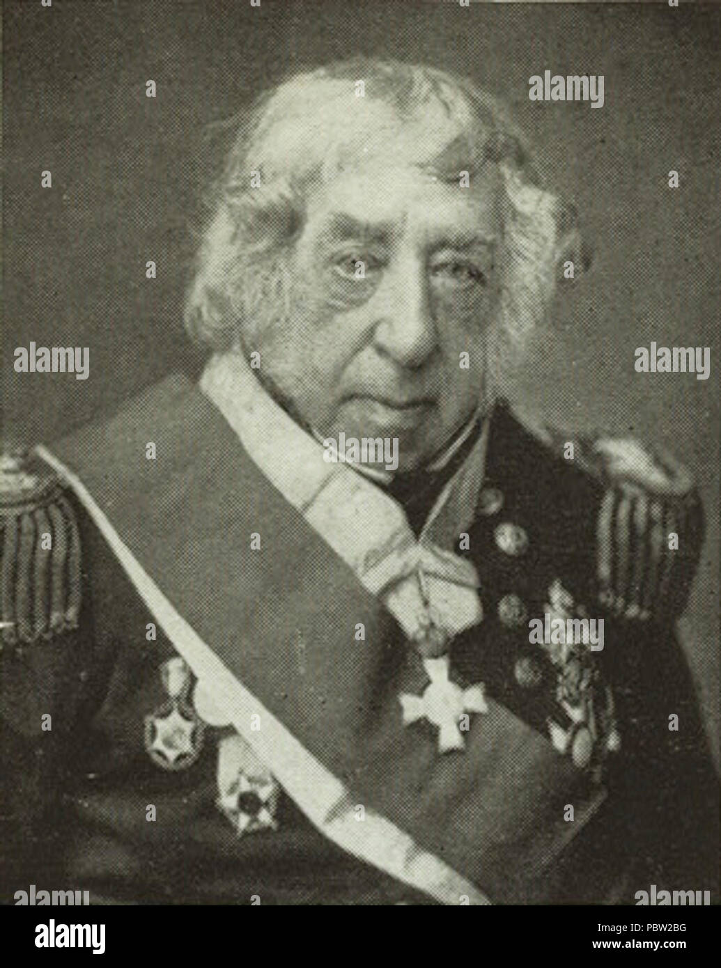 Admiral COCHRANE (Lord Dundonald) cropped Stock Photo Alamy