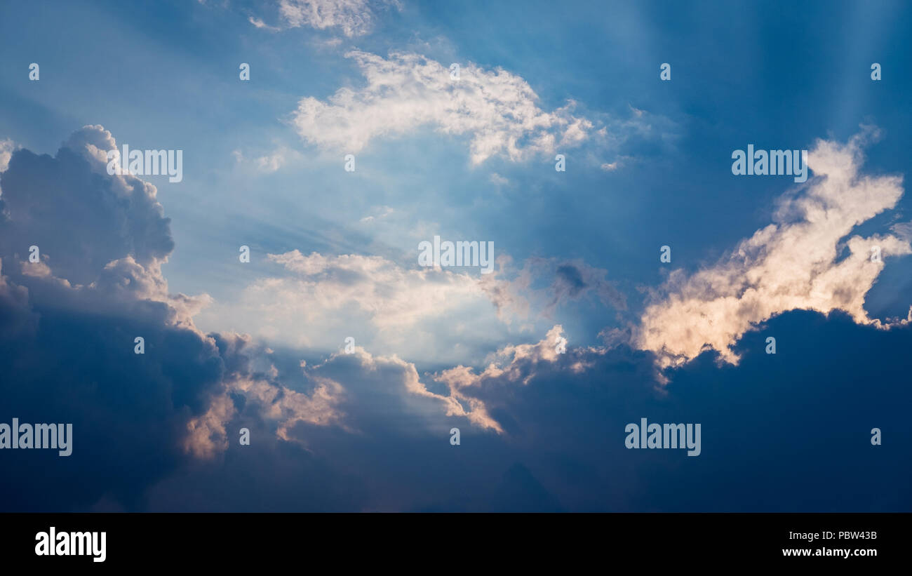 blue sky and cloudy background Stock Photo - Alamy