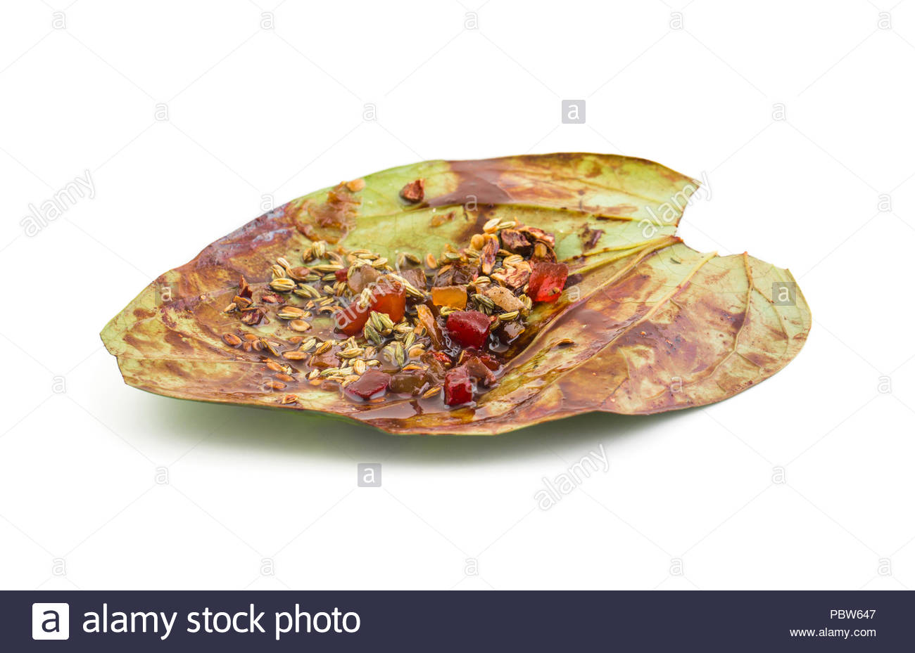 sweet paan high resolution stock photography and images alamy https www alamy com indian traditional digestive masala paan image213839255 html