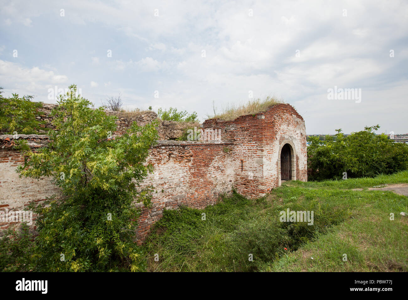 Medieval Fortress Fetislam on the banks of the Danube at the entrance to the town of Kladovo, eastern Serbia Stock Photo