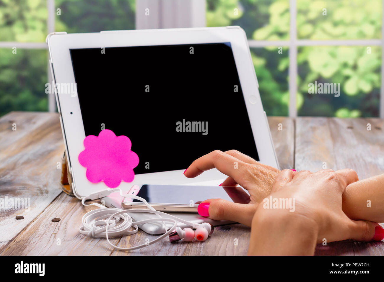 Digital detox concept Stock Photo - Alamy