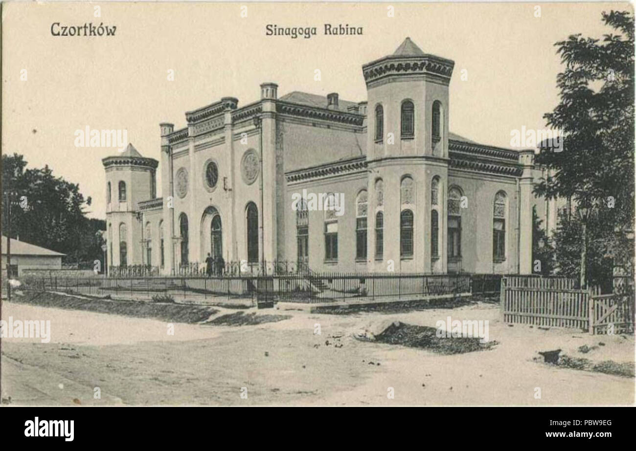 150 Czortkow, synagogue Stock Photo