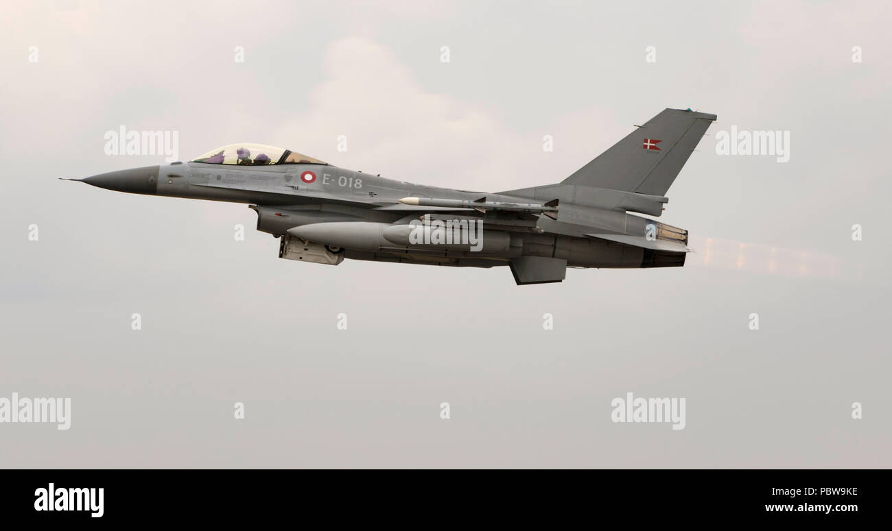 Danish Air Force, F16AM/BM Fighting Falcon Stock Photo