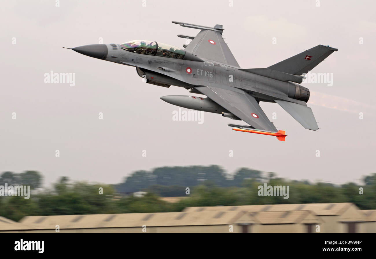 Danish Air Force, F16AM/BM Fighting Falcon Stock Photo