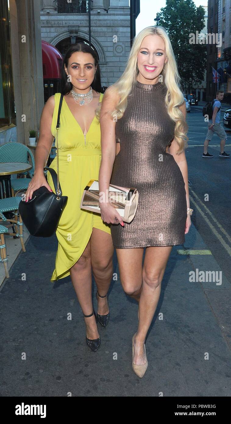 Hayley Palmer and Amel Rachedi out and about in Mayfair Featuring: Amel
