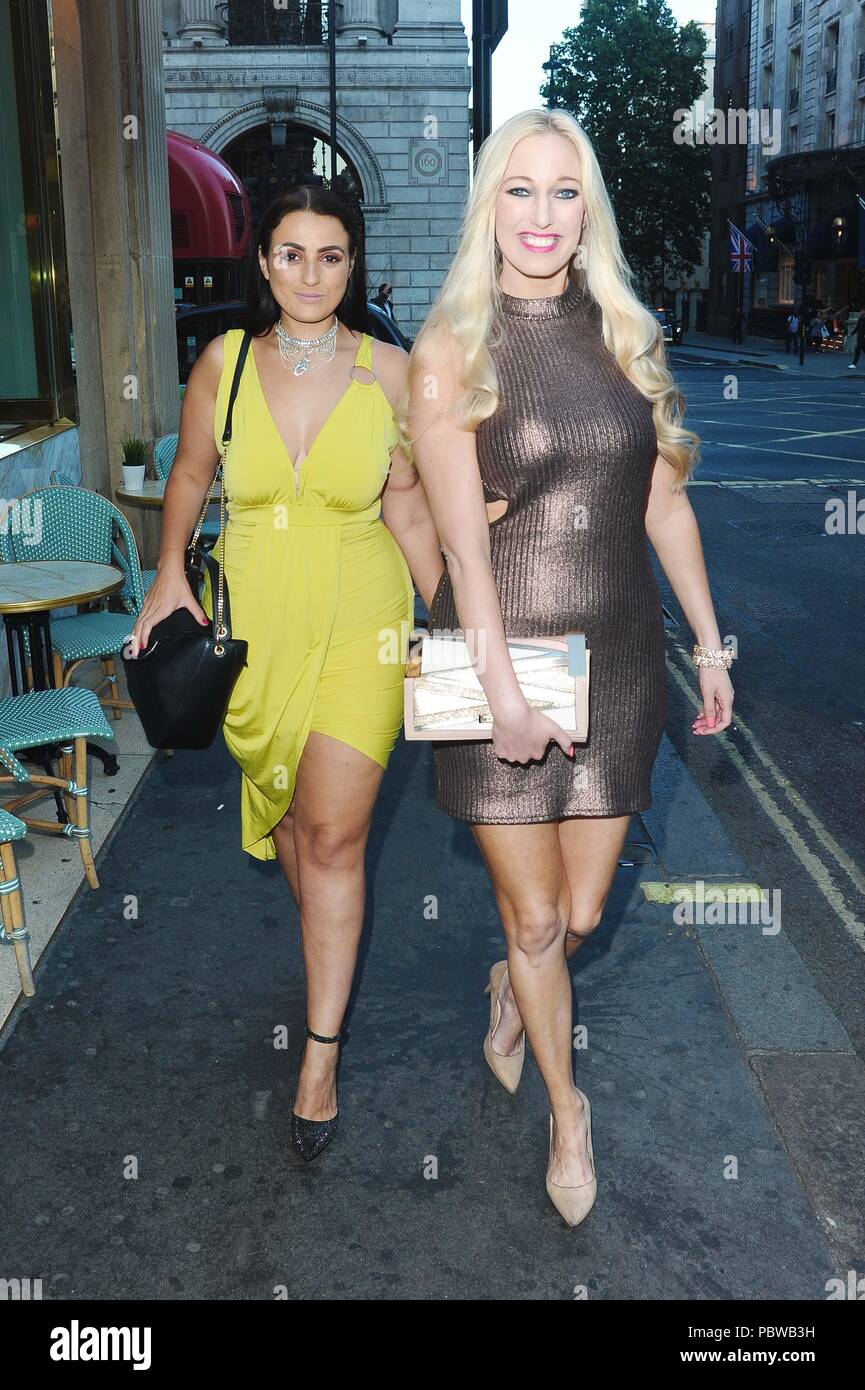 Hayley Palmer and Amel Rachedi out and about in Mayfair Featuring: Amel