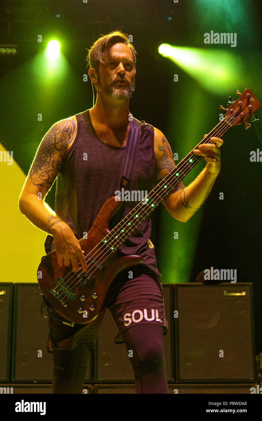 San Diego, California, USA. 29th July, 2018. PNUT of 311 performs at