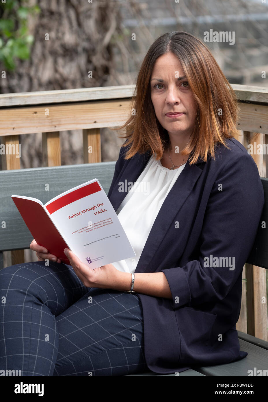 Edinburgh, Scotland, UK; 30 July , 2018. Lothian Labour MSP Kezia Dugdale launches major new report, “Falling through the cracks”, which examines the life chances of care-experienced young people in Scotland at the 6VT, Edinburgh City Youth Café in Edinburgh today. Credit: Iain Masterton/Alamy Live News Stock Photo
