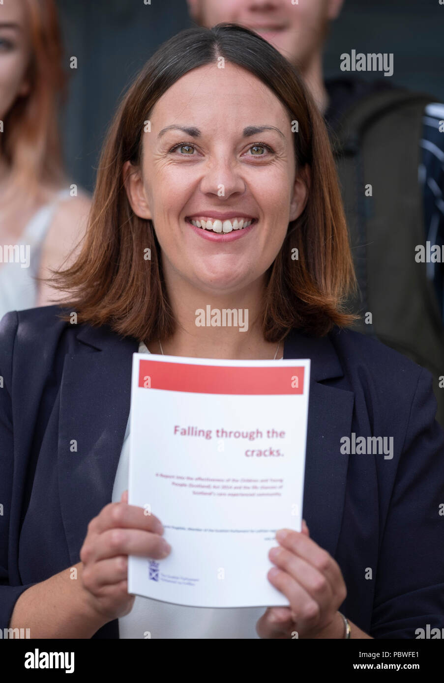 Edinburgh, Scotland, UK; 30 July , 2018. Lothian Labour MSP Kezia Dugdale launches major new report, “Falling through the cracks”, which examines the life chances of care-experienced young people in Scotland at the 6VT, Edinburgh City Youth Café in Edinburgh today. Credit: Iain Masterton/Alamy Live News Stock Photo
