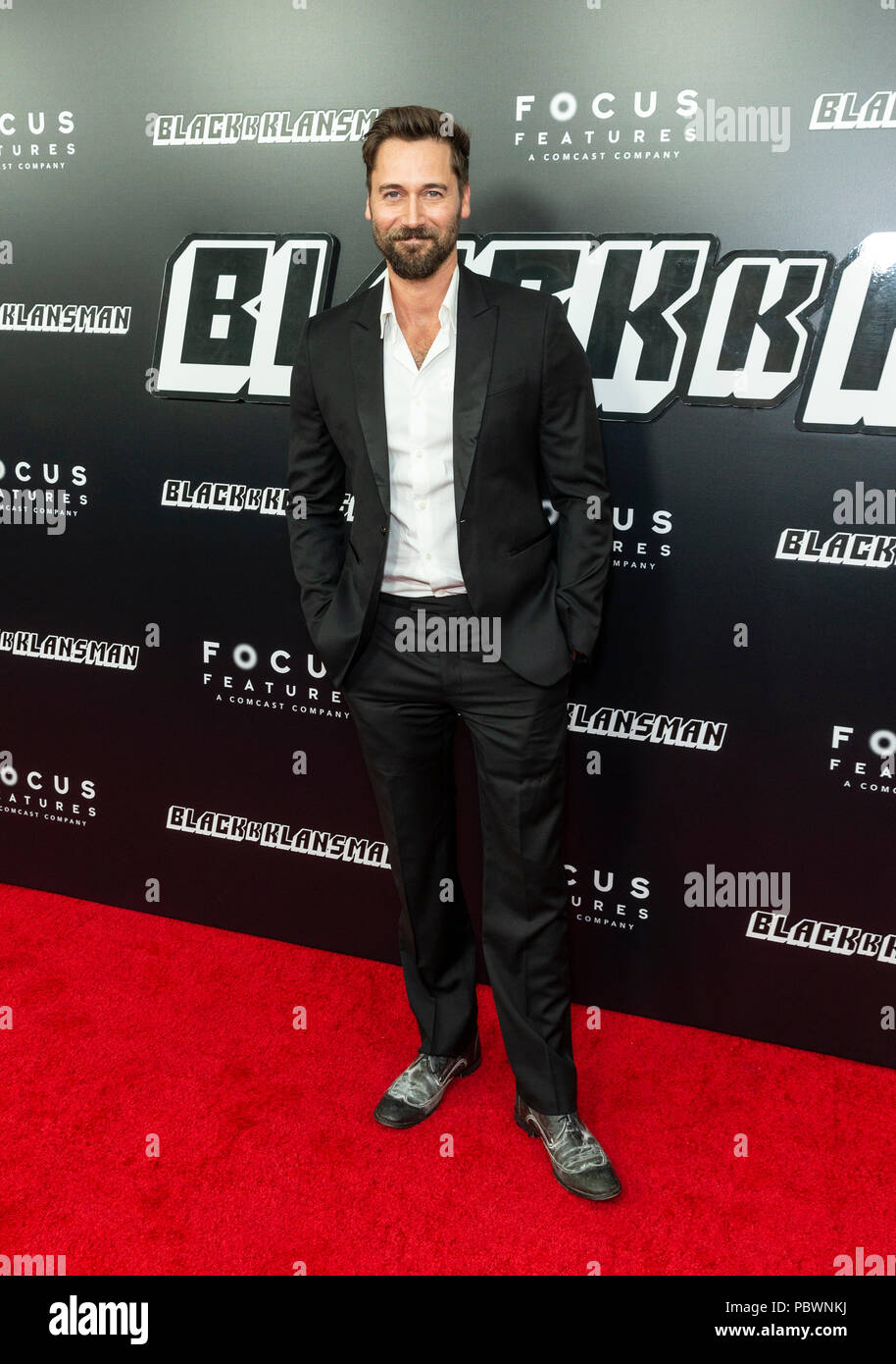 New York, USA. July 30, 2018: Ryan Eggold attends BlacKkKlansman