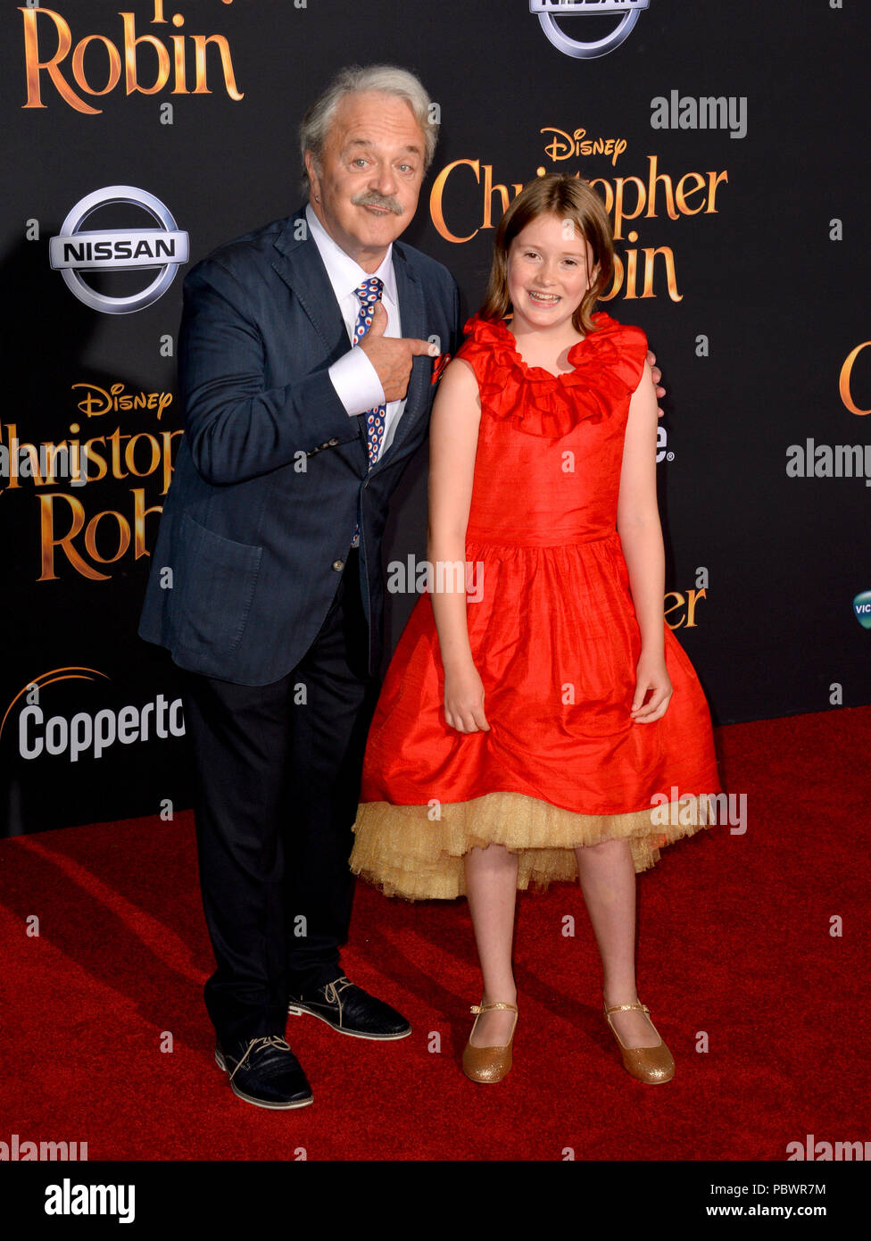 Los Angeles, USA. 30th July 2018. Jim Cummings & Bronte Carmichael at ...