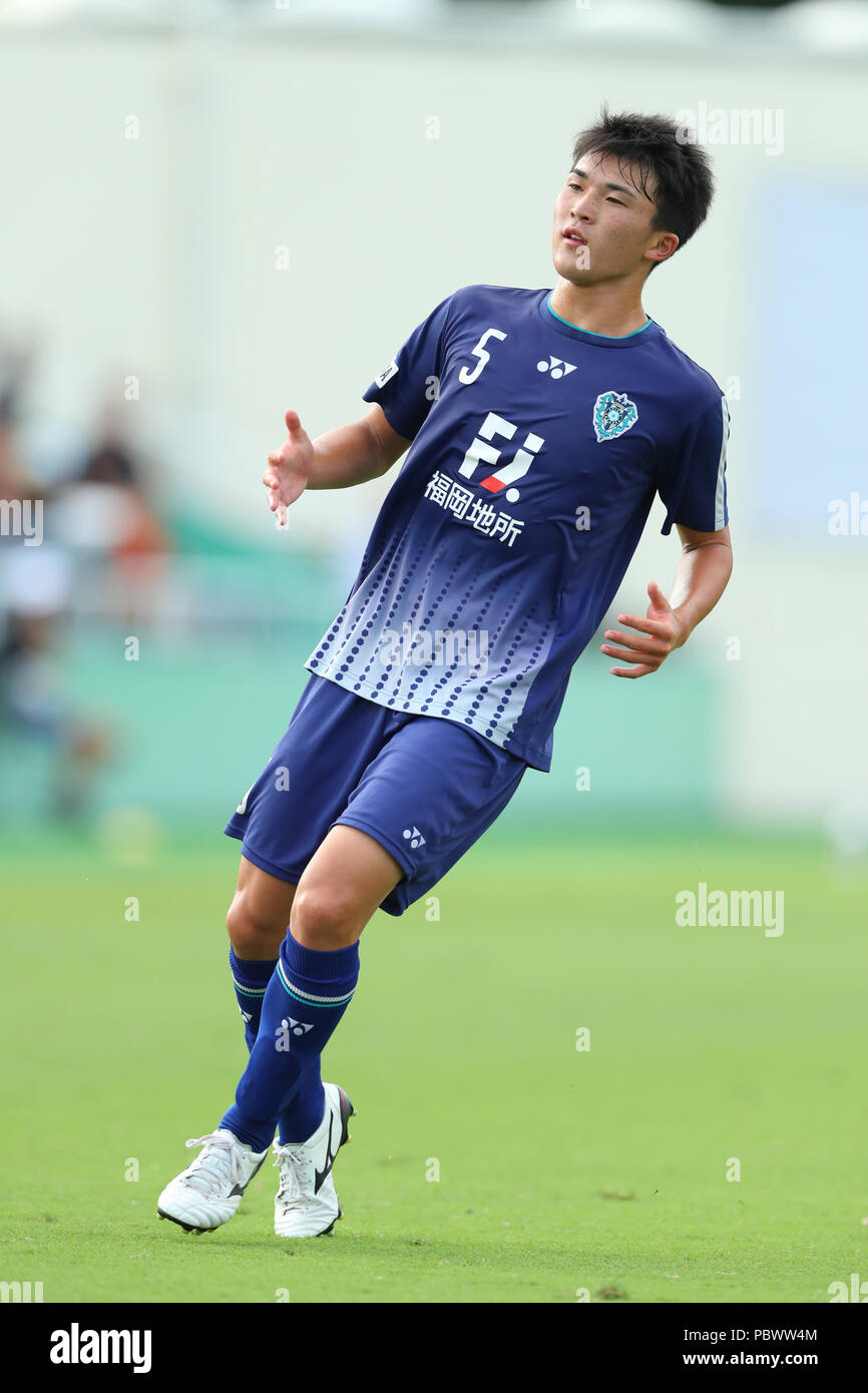 Naoki Takasu Avispa U 18 July 30 18 Football Soccer The 42nd Japan Club Youth U 18 Football Championship Semi Final Match Between Shimizu S Pulse Youth 1 0 Avispa Fukuoka U 18 At Ajinomoto