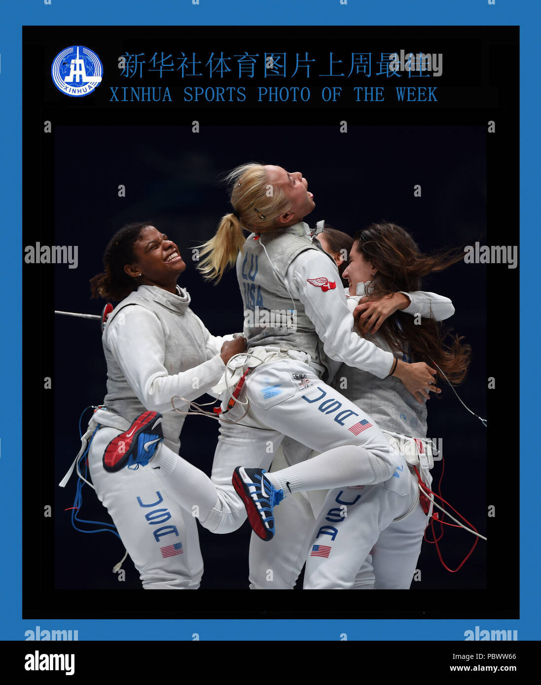 XINHUA SPORTS PHOTO OF THE WEEK (from July 24 to July 31, 2018) TRANSMITTED ON July 31, 2018 Stock Photo