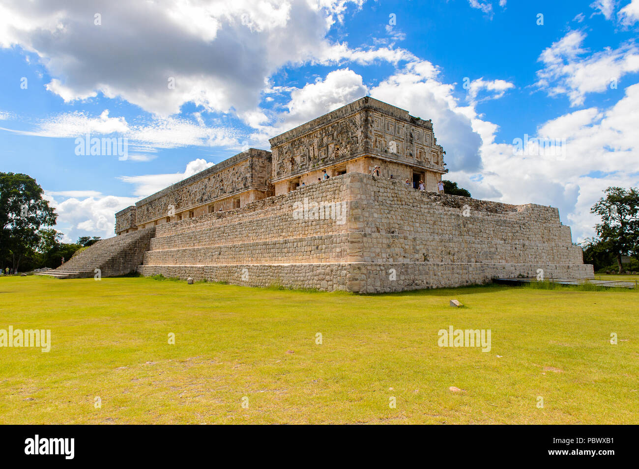 Governor's Palace, Uxmal, an ancient Maya city of the classical period ...