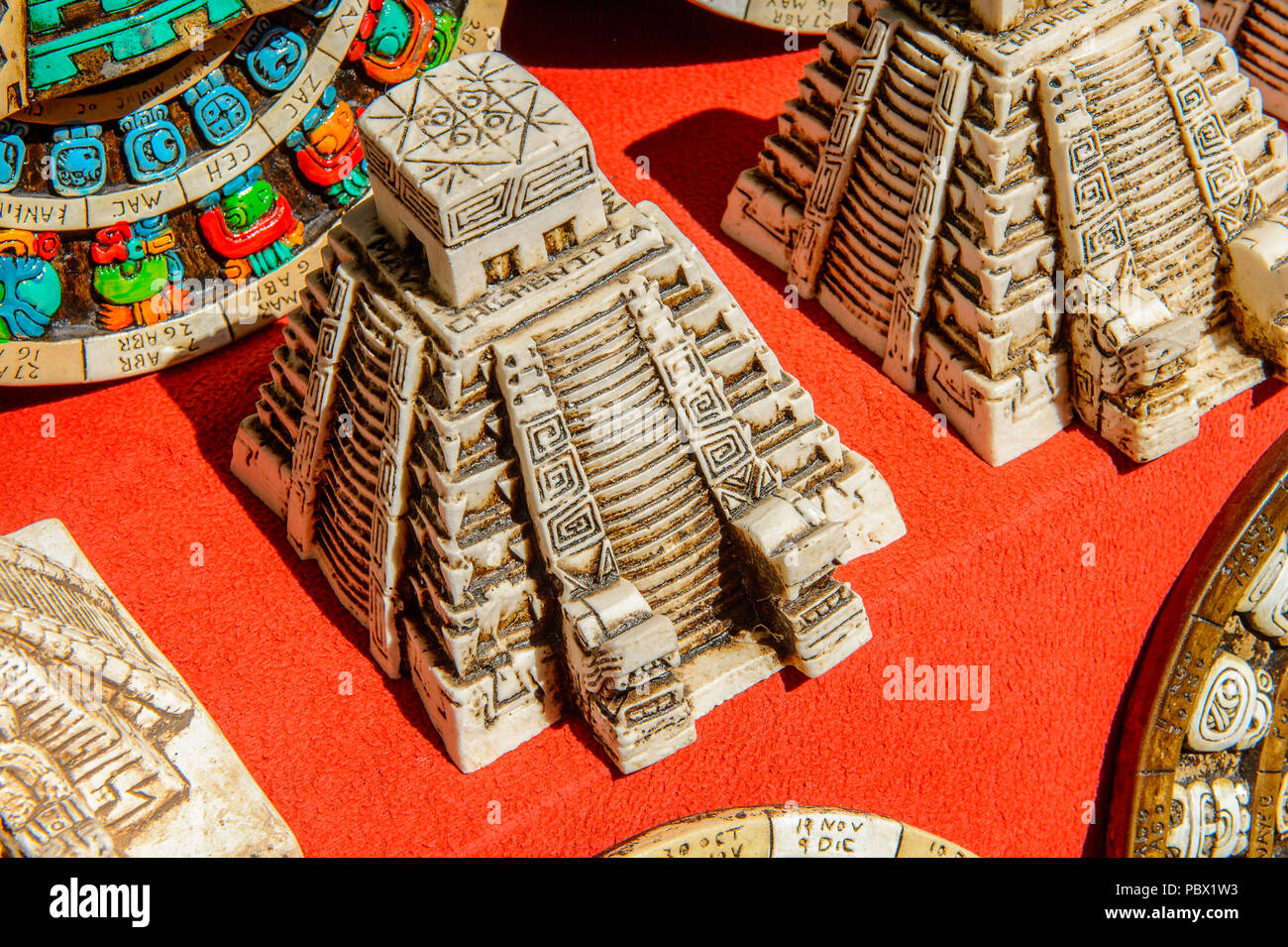 Chichen Itza model, Authentic handcraft souvenirs of maya civilisation