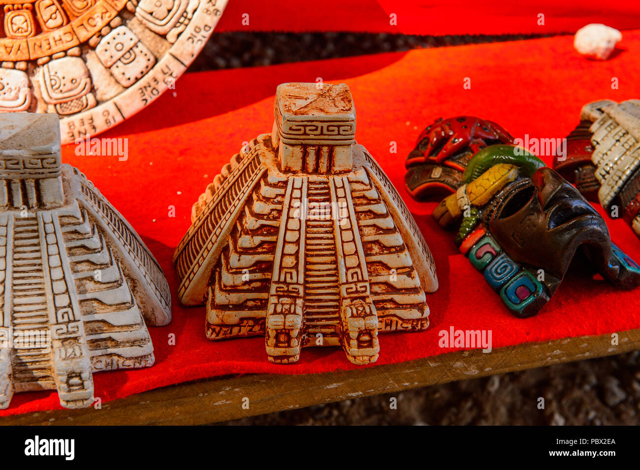 Chichen Itza model, Authentic handcraft souvenirs of maya civilisation