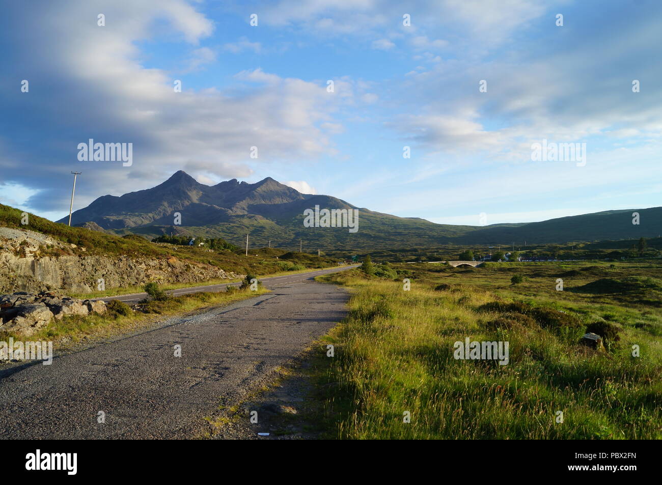 Mountain in Scotland - Road Trip Stock Photo