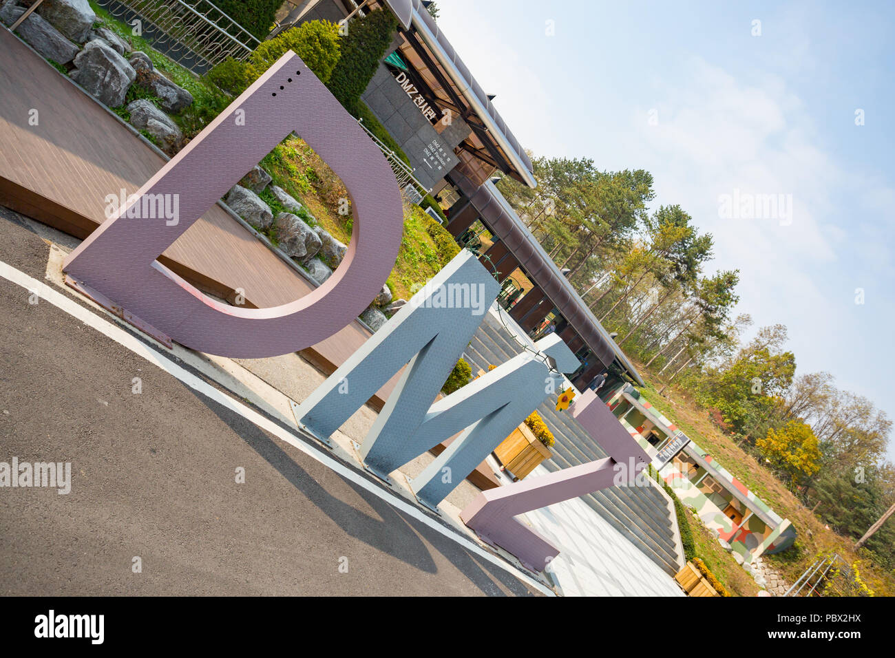 DMZ Third Infiltration Tunnel Site South Korea Stock Photo Alamy