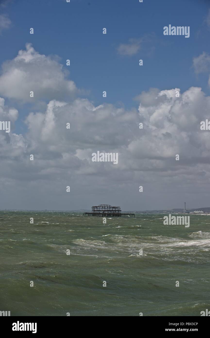 Brighton west pier Stock Photo