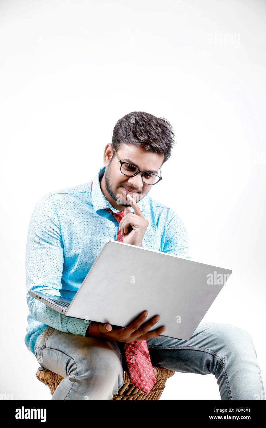 young indian businessman Stock Photo