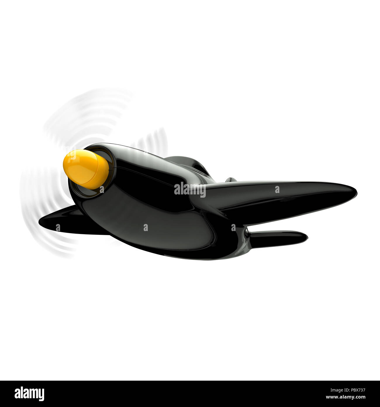 Airplane isolated on white background. 3d illustration Stock Photo - Alamy