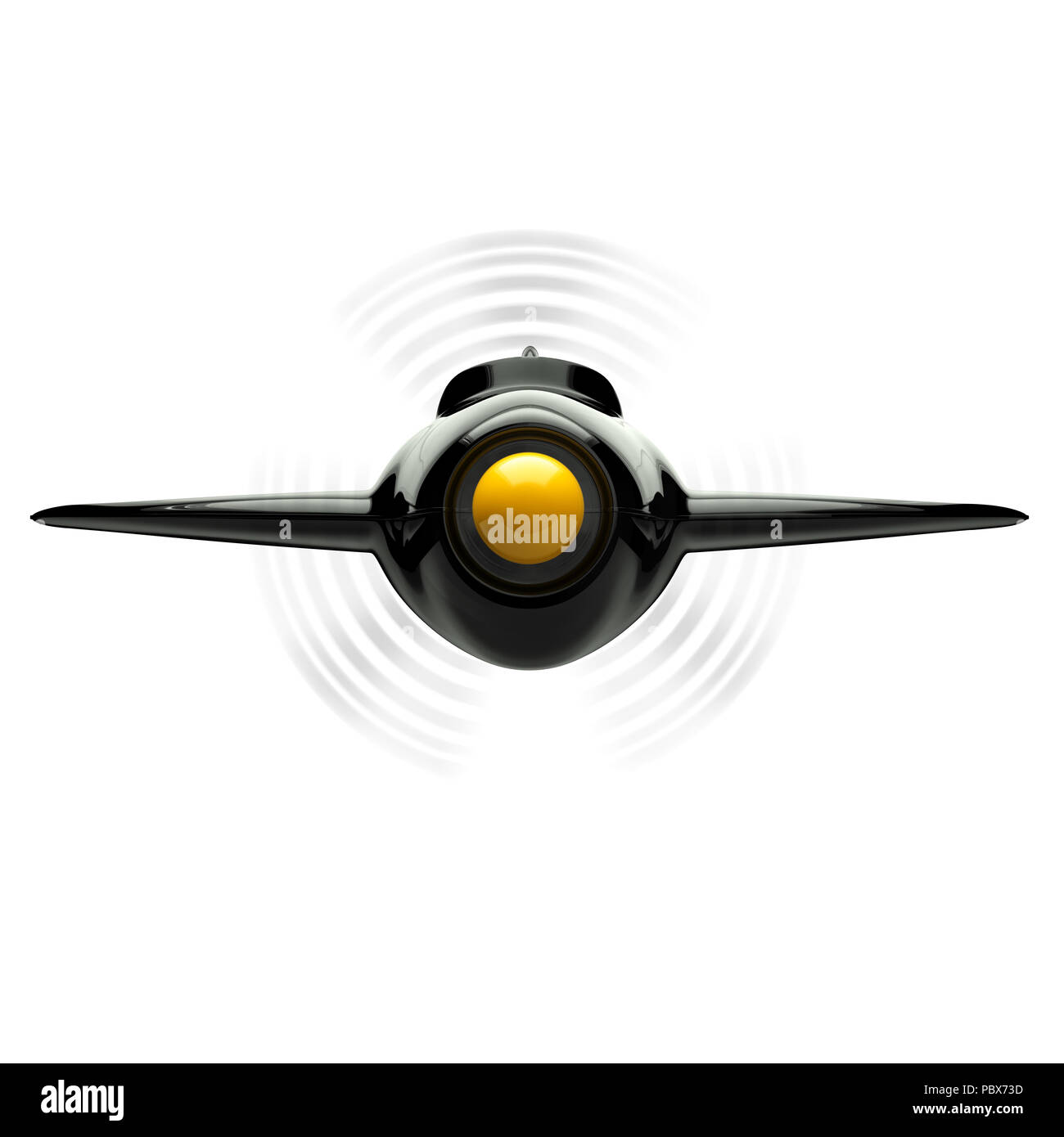 Airplane isolated on white background. 3d illustration Stock Photo - Alamy