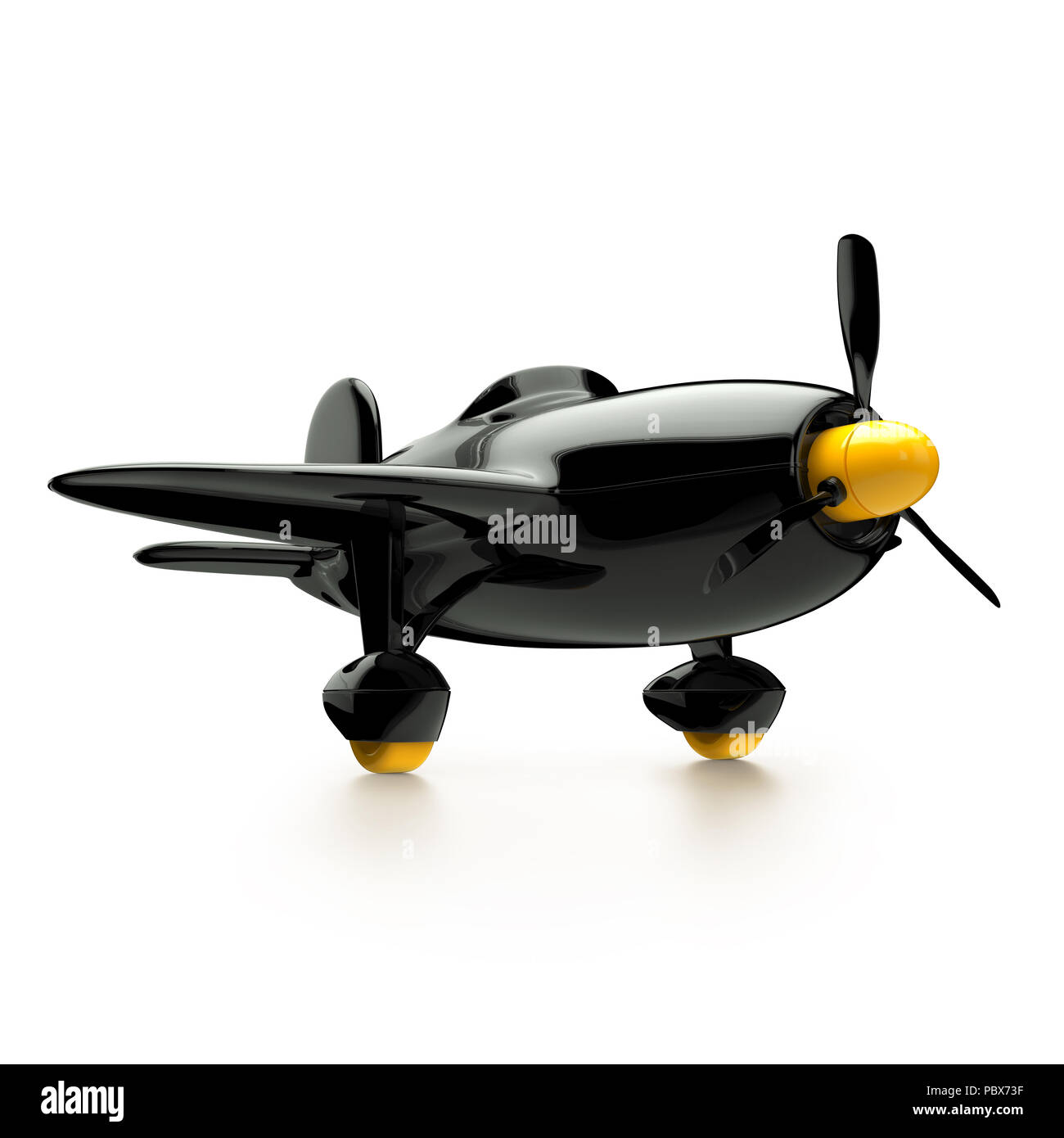 Airplane isolated on white background. 3d illustration Stock Photo - Alamy
