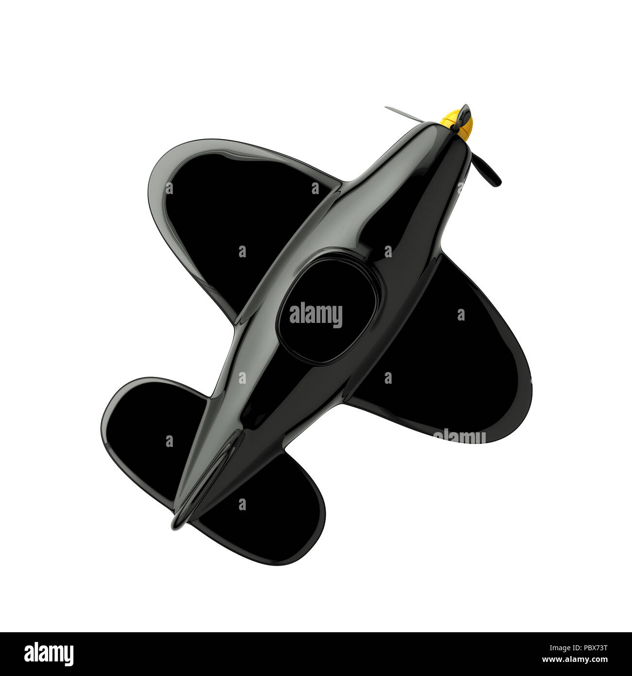 Airplane isolated on white background. 3d illustration Stock Photo - Alamy