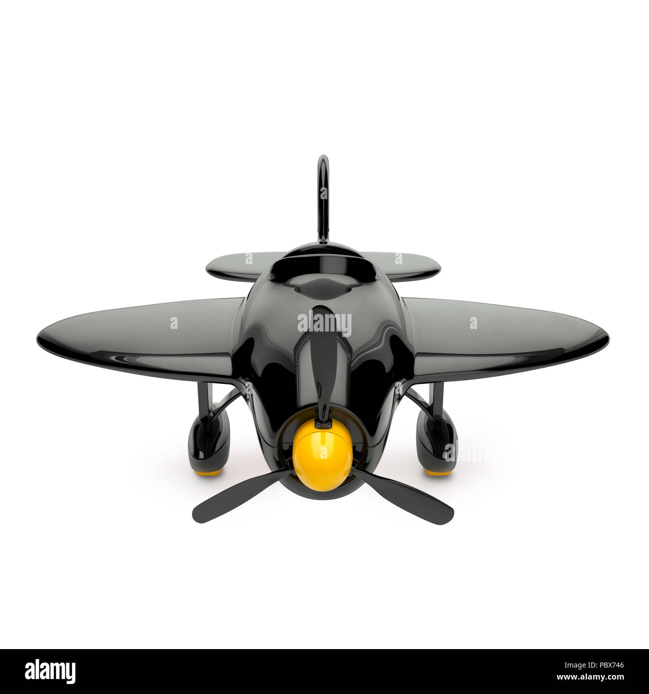 Airplane isolated on white background. 3d illustration Stock Photo - Alamy