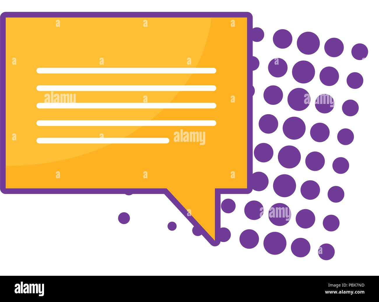 square speech bubble icon over white background, vector illustration ...