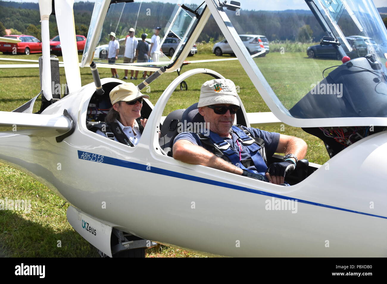 An official training for the 35th FAI World Gliding Championships 2018 started at the airport in Hosin, Czech Republic, on July 25, 2018. (CTK Photo/J Stock Photo