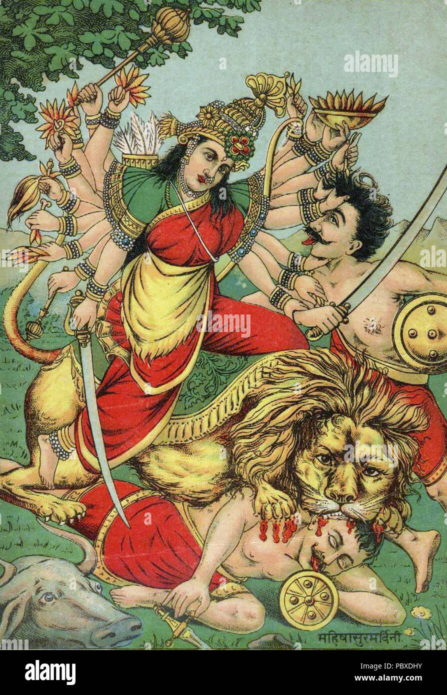 Durga mahishasura hi-res stock photography and images - Alamy