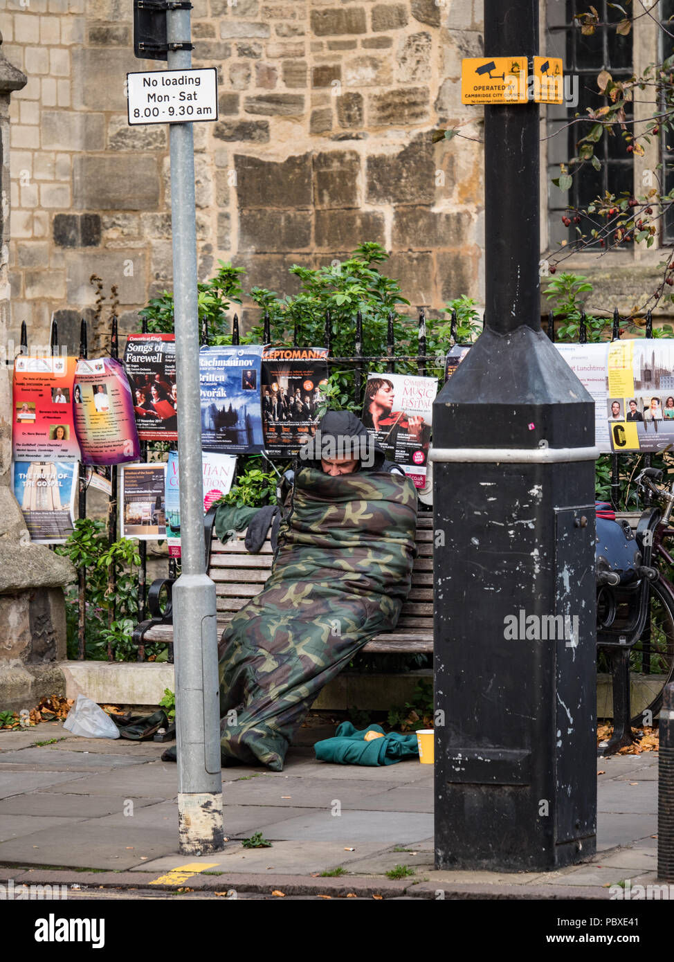 Cambridge homeless person hires stock photography and images Alamy