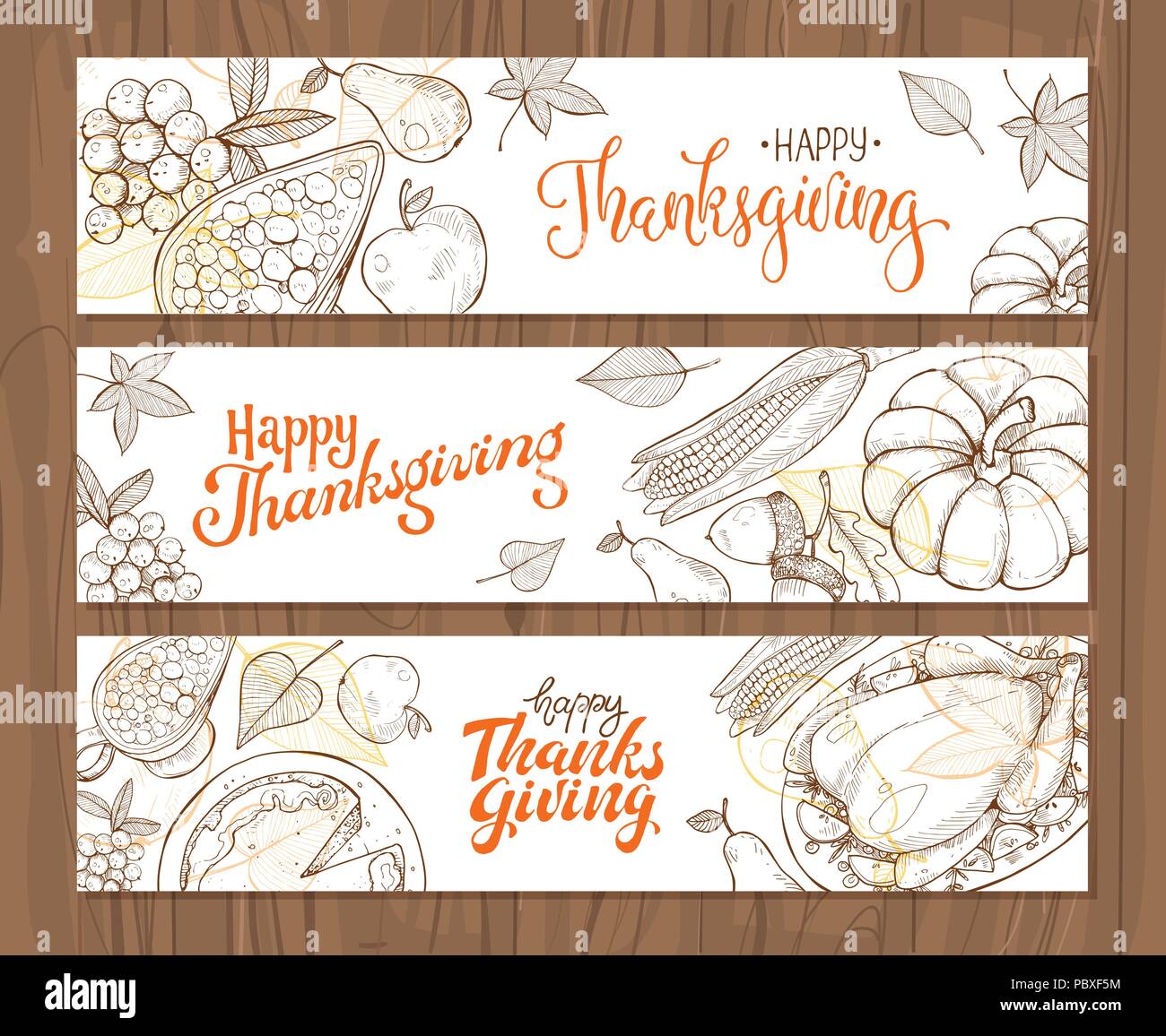 Happy thanksgiving day greeting card template. Thanksgiving poster with ...