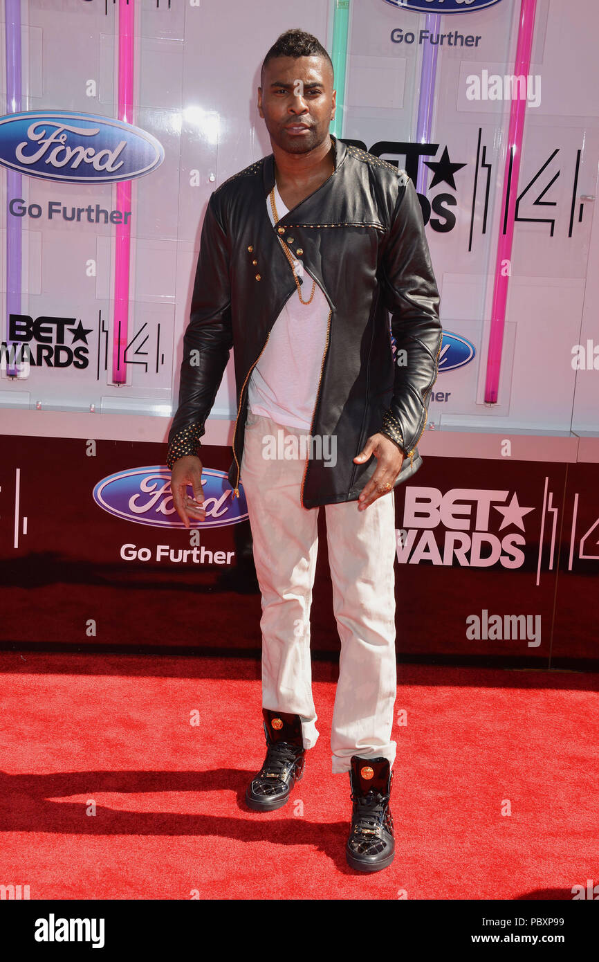 Ginuwine event in hollywood life california hi-res stock photography