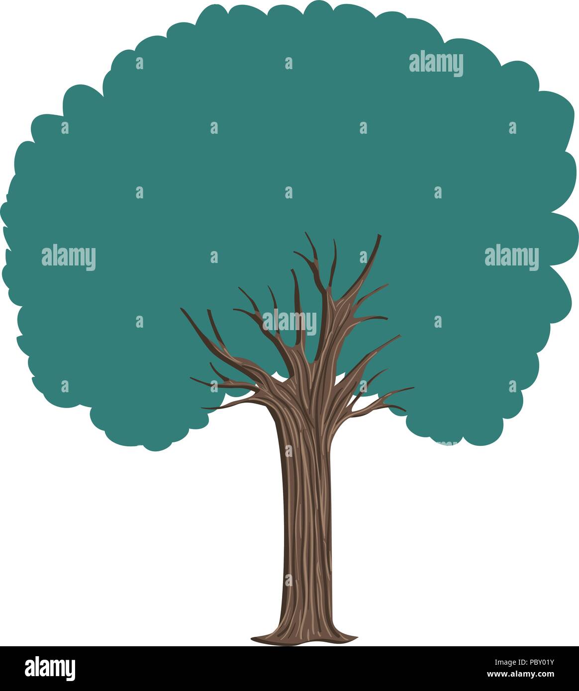 tree plant nature icon Stock Vector Image & Art - Alamy