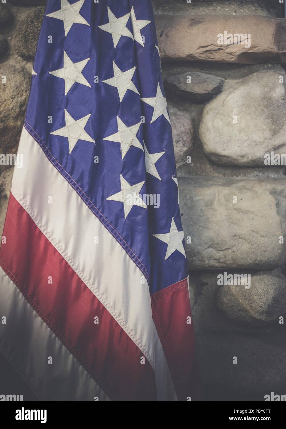 American Flag Hanging Stock Photos & American Flag Hanging Stock Images