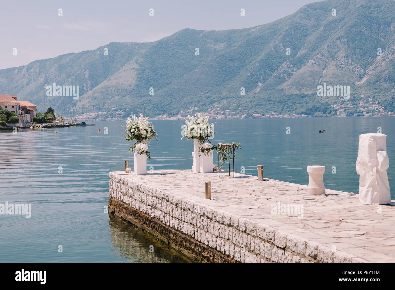 Wedding Arch Decoration With Beautiful View Destination Wedding