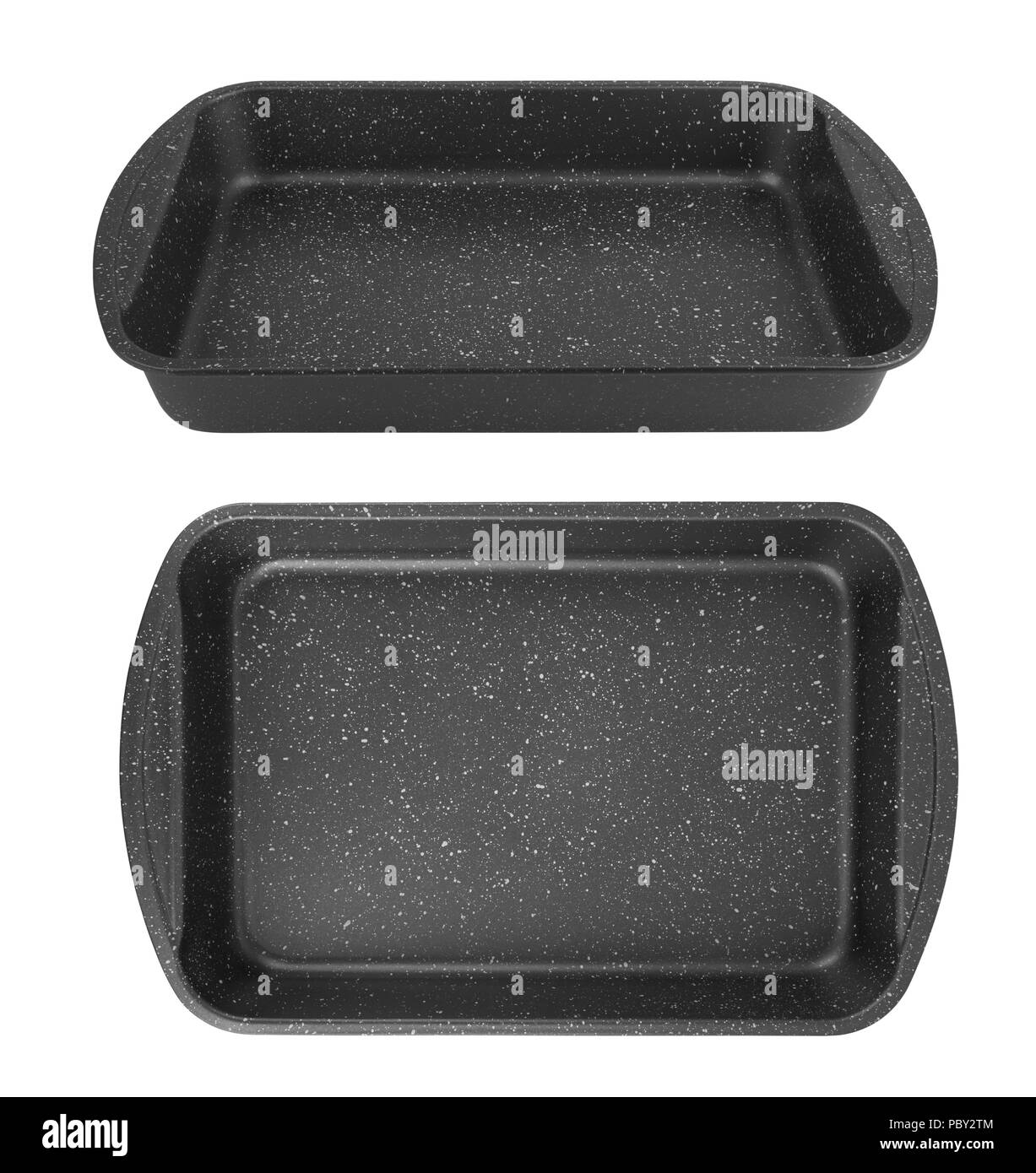 baking tray isolated on a white background Stock Photo Alamy