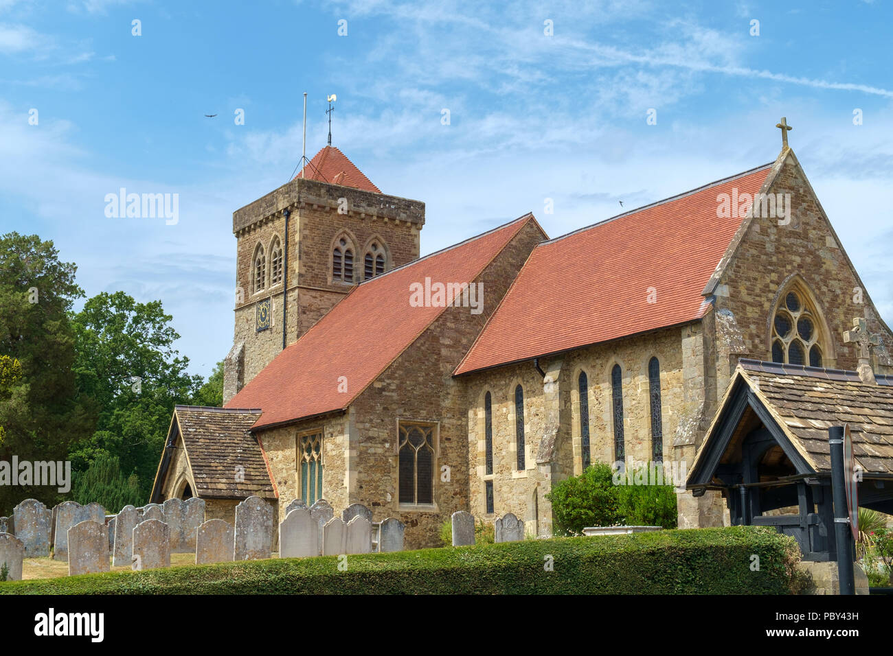 Saint Mary's Church, Chiddingfold, Surrey, UK. Stock Photo