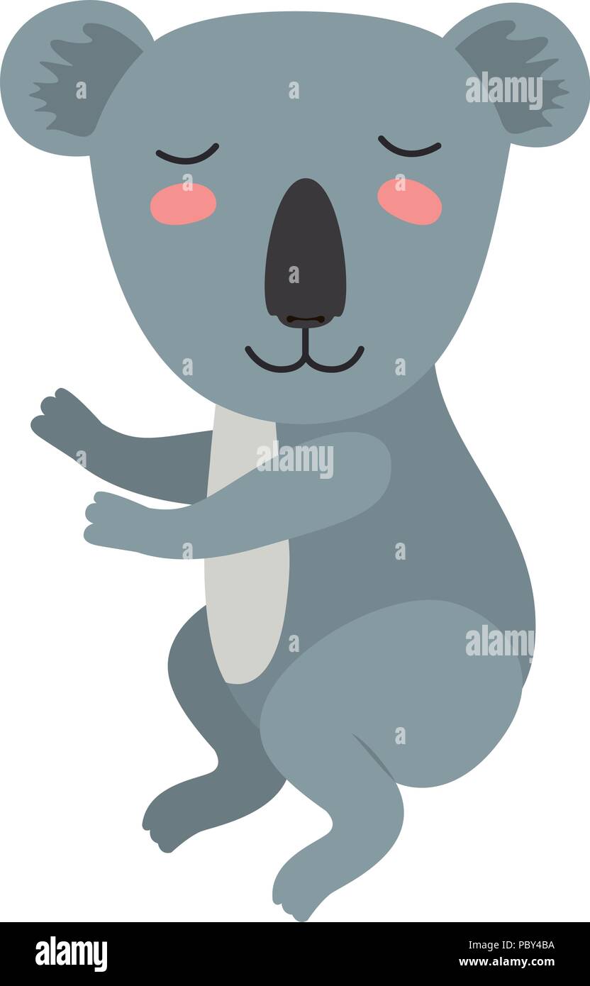 wild koala isolated icon Stock Vector Image & Art - Alamy
