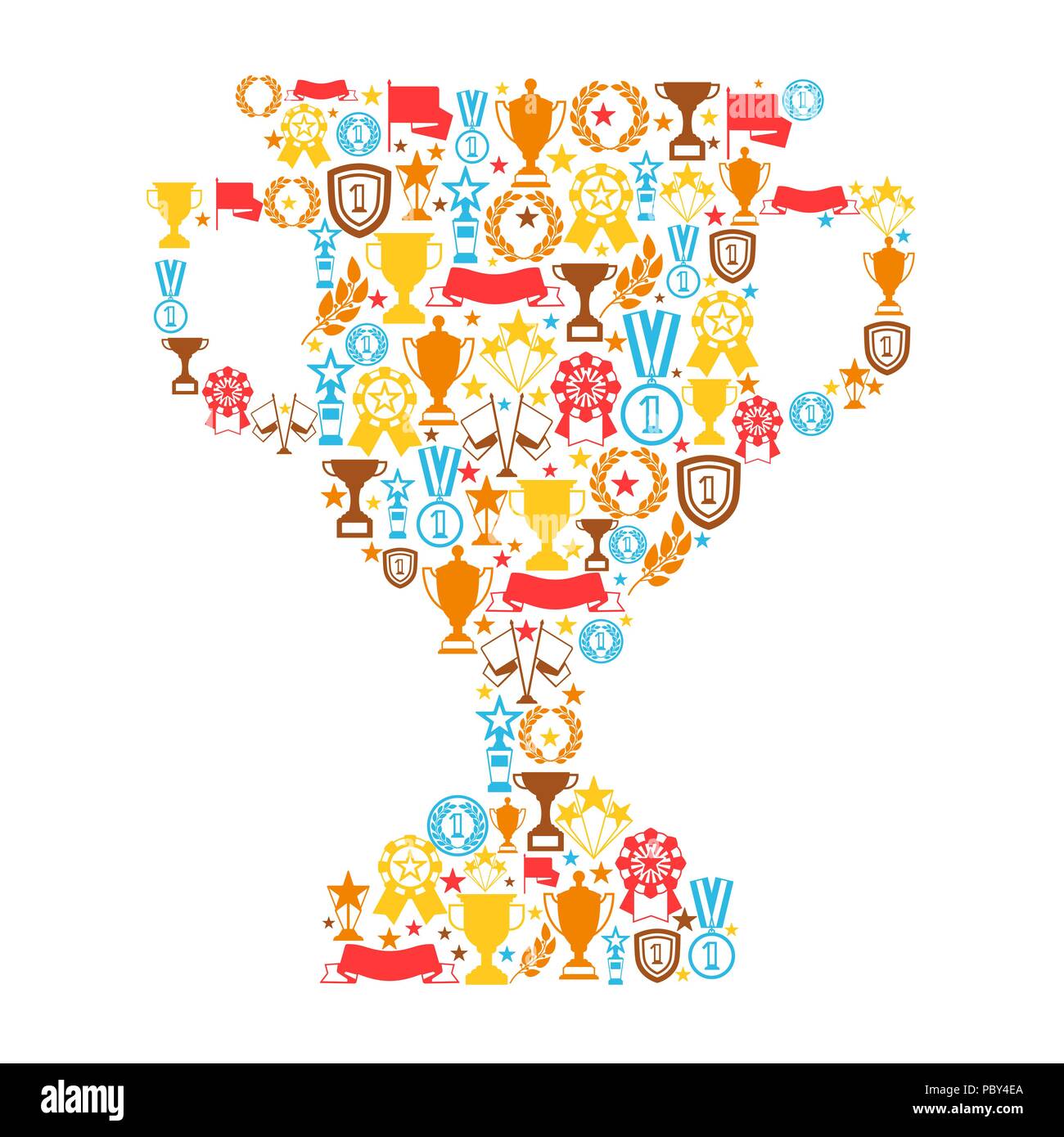 Awards and trophy background Stock Vector Image & Art Alamy