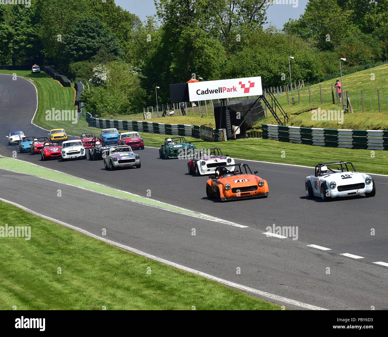 The start, Sprite Midget Challenge, HSCC Wolds Trophy May 20th, 2018