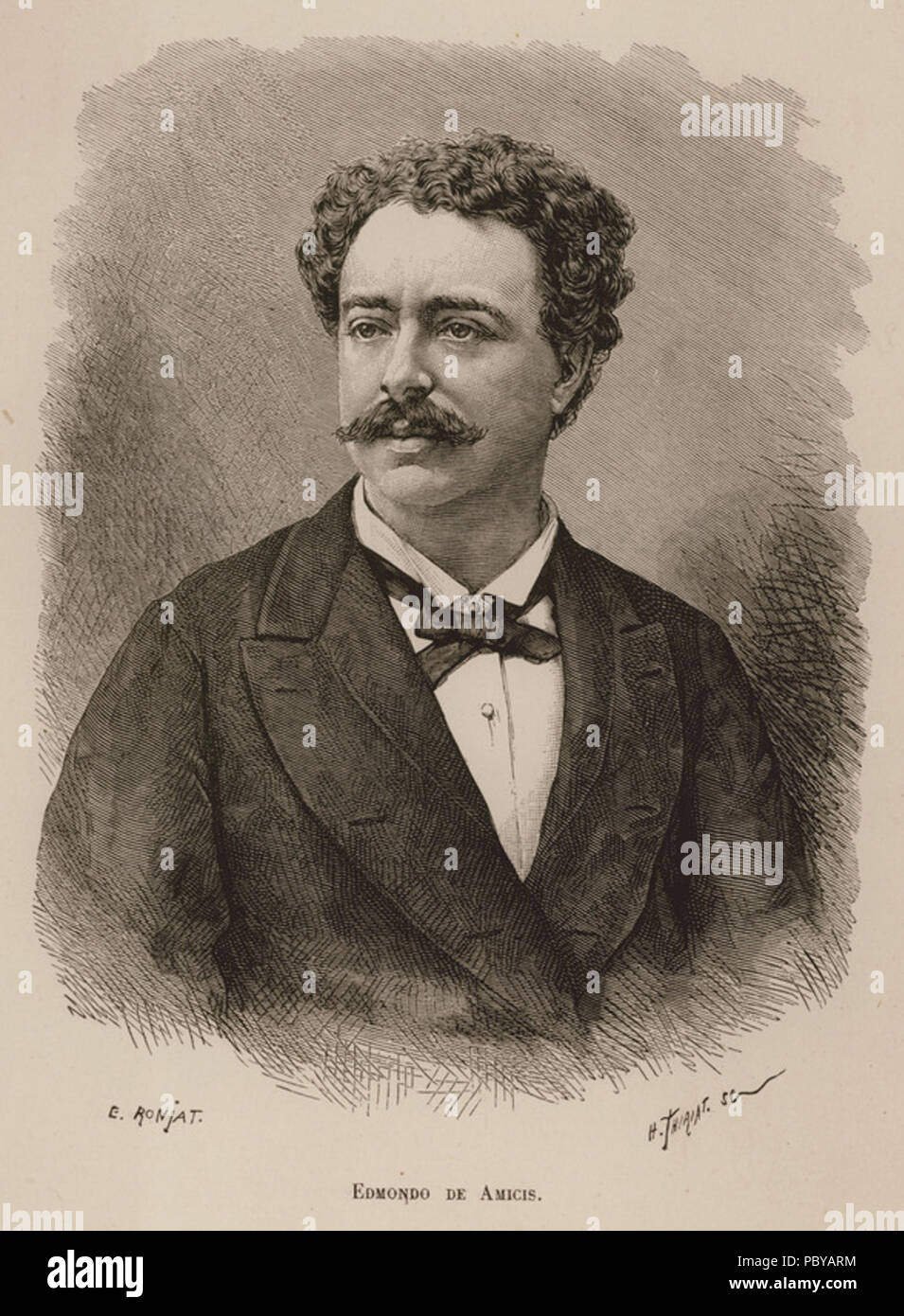 177 Edmondo de Amicis - De Amicis Edmondo - 1883 Stock Photo