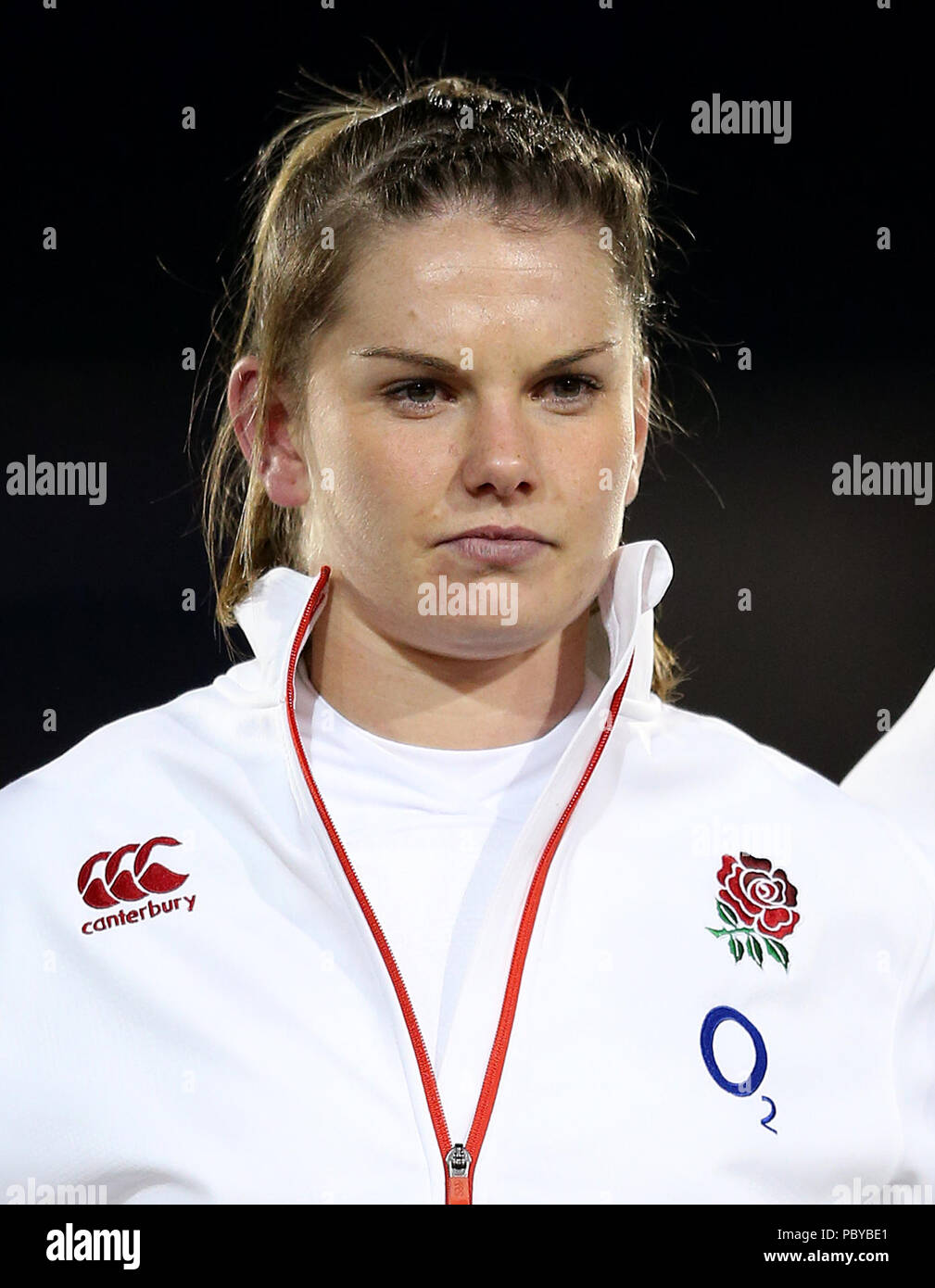 England Women's Leanne Riley Stock Photo - Alamy