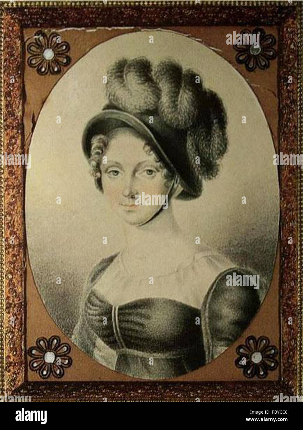 184 Elizaveta Alexeevna by Rockstuhl (1820s, Hermitage) Stock Photo